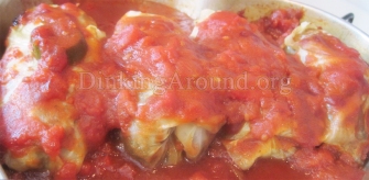 For Recipe Click Here - Enchi-Cabbage? (Smothered Cabbage Enchiladas)