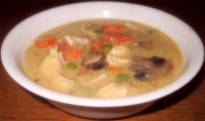For Recipe Click Here - Pie of the Pot in the Crock (Crockpot Chicken Pot Pie Soup)