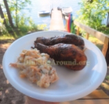 For Recipe Click Here - Chicken of the Sea Salad (Tuna Salad) and BBQ Legs