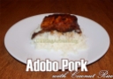 Adobo Pork w Coconut Rice