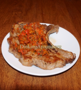 For Recipe Click Here - Pork w Red Pepper Relish