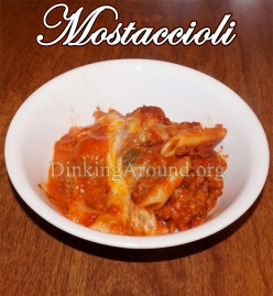 For Recipe Click Here - Mostaccioli Pasta