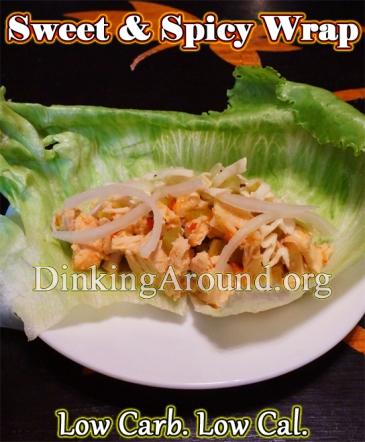 For Recipe Click Here - Kicking Angels (Sweet and Spicy Chili Chicken Wraps)