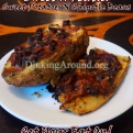 For Recipe Click Here - Sweet N Feisties (Sweet Potatoes stuffed with Chipotle Black Beans)