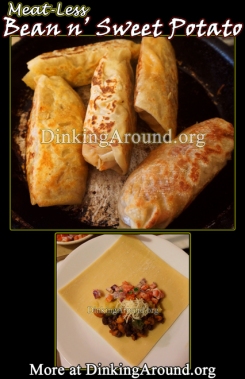 For Recipe Click Here - Bean and Sweet Potato Rolls